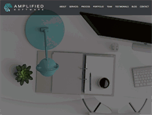 Tablet Screenshot of amplifiedsoftware.com